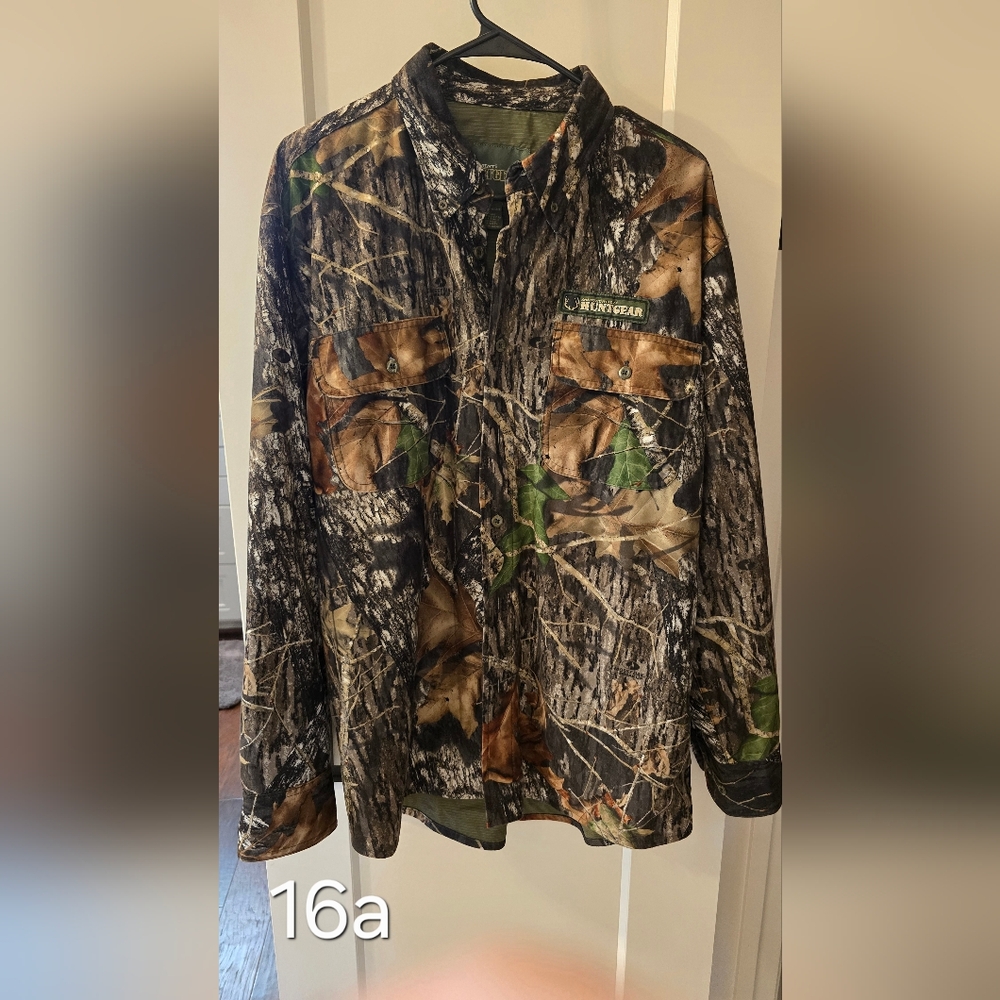 Men's Hunting Gear Medalist - Camouflage Shirt Jacket Size L